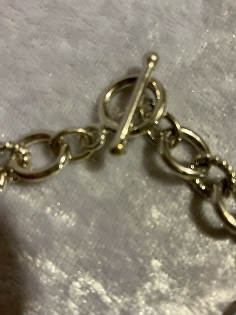Sterling Silver Heart Padlock Bracelet